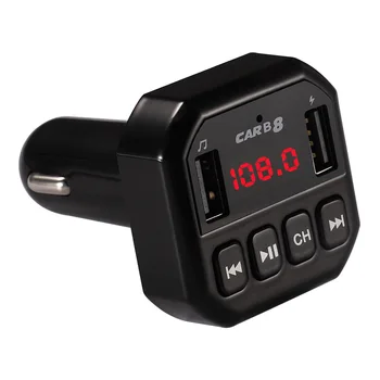 12 v-24 v zasilanie Bezprzewodowy Bluetooth 4.1 samochodowy transmiter FM zestaw odtwarzacz MP3 3.1 A podwójny USB ładowarka obsługuje głośnomówiący rozmowy