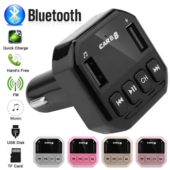 12 v-24 v zasilanie Bezprzewodowy Bluetooth 4.1 samochodowy transmiter FM zestaw odtwarzacz MP3 3.1 A podwójny USB ładowarka obsługuje głośnomówiący rozmowy