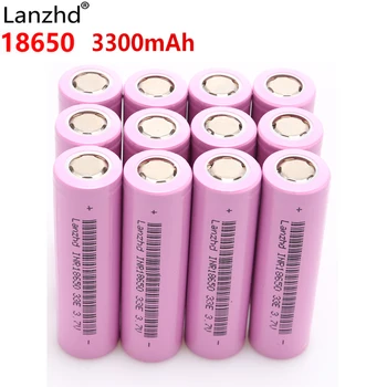 12pcs bateria 3.7 V 18650 baterie Li ion INR18650 3300mah 30a absolutorium lithuim dla wskaźnika laserowego,latarki latarki