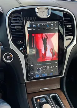 13,3 calowy Tesla style Car DVD GPS nawigacja Chrysler 300C 2013-2019 samochodowy Radio odtwarzacz multimedialny Auto Stereo