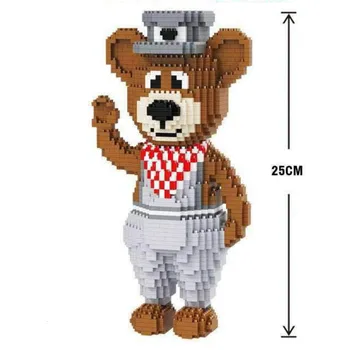 1380-2100 szt. 16046-16059 drobne cząstki zebrane bloki dla dorosłych Koala zabawki edukacyjne zaklęcie wstawić plastikowe klocki