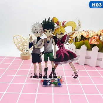 15,5 cm anime HUNTER X HUNTER akrylowa podstawka figurki modelu dwustronny blat akrylowe anime figurki wystrój
