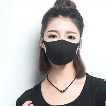 15шт anty pył PM 2.5 filtr maski do twarzy wymienne maski do twarzy usta pokrywa wytrzymały, zmywalny czarny pokrowiec do twarzy dla dorosłych