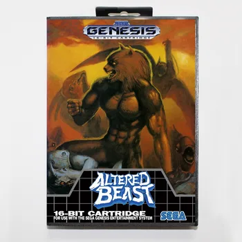 16-bitowy gry kaseta Sega MD sprzedawcy skrzynią - zmieniona mapa gry Beast dla systemu Megadrive Genesis