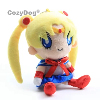 18 cm japońskie anime Sailor Moon pluszowe zabawki, słodkie, miękkie lalki nowości Sailor Moon figurka zabawki kobiety dzieci prezent na Urodziny