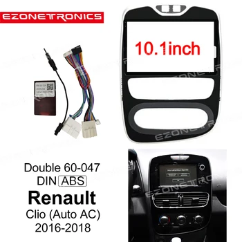 1DIn 2Din Car DVD Frame Plug Audio Adaptor Fitting Dash Trim Kits Facia Panel 10,1 cala dla Радиоплеера Renault Clio Auto2016-18