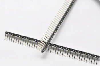 1x40 1*40 1x50 1*50 Pin 40P 50P 1.27 mm Pitch Single Row Single-Rozstawione Right Angle Pin Male PCB IC Connector Pin Header Strip