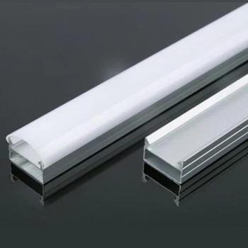 1~20SZT 0.5 m próbka tani w kształcie litery U, led profil aluminiowy do 12 mm paski pcb płaska, aluminiowa obudowa