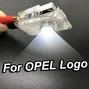 2-20 szt. Dla Opel Logo HD Door Light LED Opel Insignia Car Tunning Step Ground Badge Ghost Projector Warning Welcome Lamp