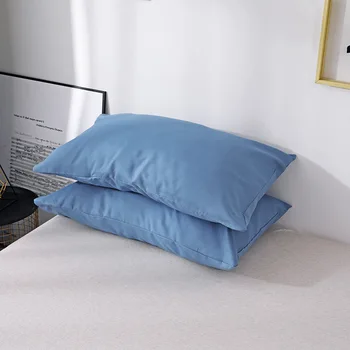 2/3szt prosty zestaw pościeli nowoczesny kołdrę zestaw do King Queen Full Twin Bed Solid Color pościel Qulit Cover And Pillowcase