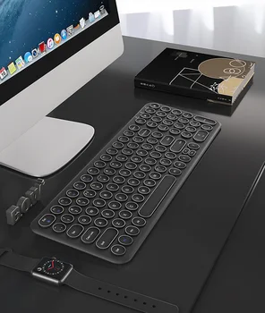 2.4 G bezprzewodowa akumulator plac klawiatura i mysz klawiatura mysz dla Macbook PC Gamer Computer Laptop Keyboard