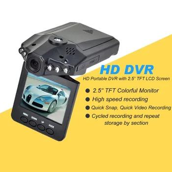 2.5 cali HD samochodowy led rejestrator Road Dash kamera wideo rejestrator kamera LCD parking rejestrator CMOS Senser wysoka prędkość zapisu