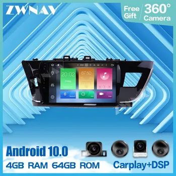 2 din ekran dotykowy IPS Android 10.0 samochodowy odtwarzacz multimedialny Toyota Corolla 2010-2017 car audio radio stereo GPS navi, head unit