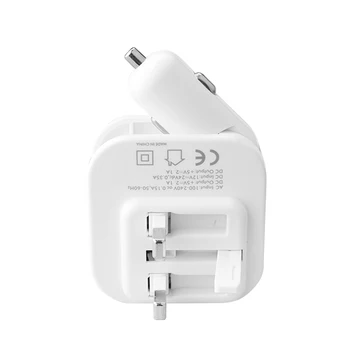 2 In1 2.1 A Dual Port USB Travel Charger Home Wall Car Charger Combo Automobiles Auto samochodowe gniazdka