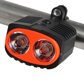 2*LED błyszcząca lampa rowerowa kierownica światło rower lampka ostrzegawcza, wodoodporna światła przednie do jazdy na rowerze wodoodporny