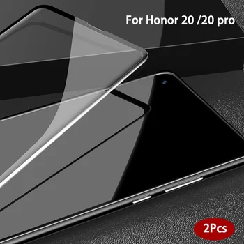 2 opakowania szkła hartowanego dla Huawei Honor 20 Pro Full Cover Glass Screen Protector on Honor 20 Huawei Honor 20 Pro 20s V20
