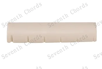 2 szt Lvory-Biały długość 45 mm z tworzywa sztucznego 6 smyczki szczelinowe nakrętki do gitary akustycznej.- 45*6*10-9.2 mm - MA026A