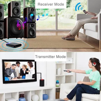 2 w 1 3,5 mm Bluetooth nadajnik odbiornik bezprzewodowy audio stereo music adapter NK-Shopping