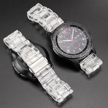 20 mm 22 mm watchband Huawei Watch gt watchband przezroczysta silikonowa bransoletka Bransoletka dla Amazfit Bip Smart Zegarki Band