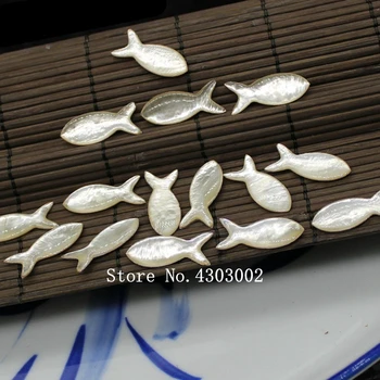 20 szt./lot 10x26 mm naturalna długa ryba perłowa muszla dla DIY biżuteria ryby mop Perłowa muszla koraliki