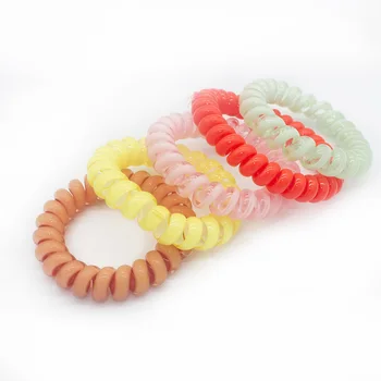 20 szt. Mix Big Candy Color Headdress Hair Band Elastic Gum Hair Accessories linia telefoniczna dobra elastyczna lina do włosów dla kobiet