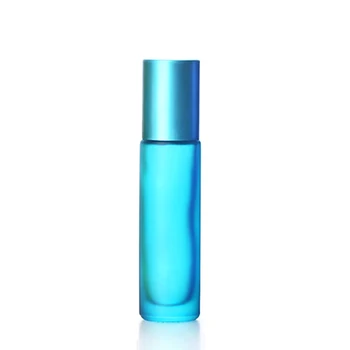 20 X powtarzalny 10 ml przenośny matowy olejek perfumy szkło roll butelki mgła pojemnik podróży roller butelka