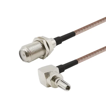 200 szt. F rodzaj Żeński do CRC9 męski kabel RF złącze F Żeńskie do CRC9 warkocz złącze RG316 RG174 kabel do HUAWEI USB modem