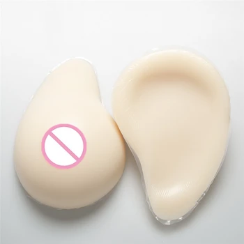 2000 g/para białe silikonowe cycki fałszywe piersi трансгендерная mastektomii wielkie sztuczne kształtu piersi Enhancer Classic-zakrzywione