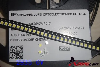 200PCS JUFEI LED Backlight Light Beads 1210 3528 2835 1W 6V 96LM Cool white LCD Backlight TV Light Beads 01.JT. 2835BPWS2-C