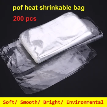 200szt 6X6 cali wodoodporny POF termokurczliwa torby do mydła wanny bomby i rzemiosło rzemiosło miękka folia owinąć kosmetyki