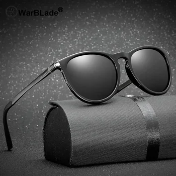 2018 klasyczne vintage okulary polaryzacyjne Mężczyźni Kobiety lustrzane odbicia soczewki, UV400 okulary damskie przeciwsłoneczne latem okulary