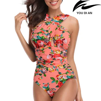 2018 New plus size swimwear one piece Polish USA one piece swimsuit larges size swim swimming bathing suit beachwear