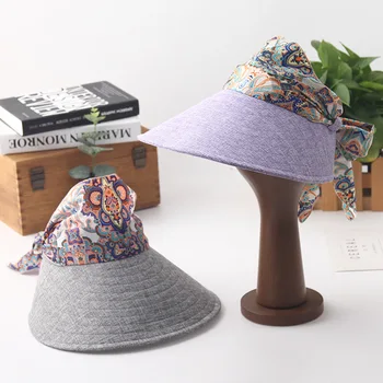 2018 Nowa Letnia Moda Koreański Styl Duży Daszek Cap Color Matching Beach Sun Hat Dla Kobiet