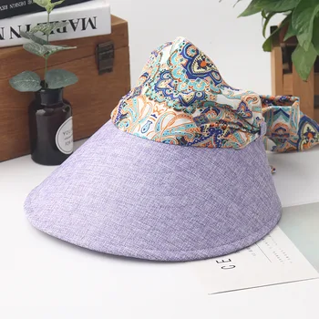 2018 Nowa Letnia Moda Koreański Styl Duży Daszek Cap Color Matching Beach Sun Hat Dla Kobiet