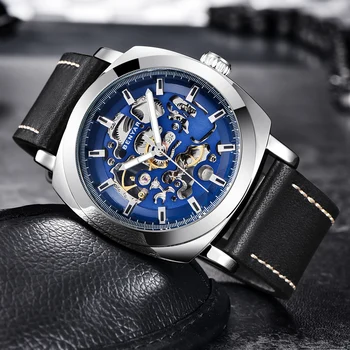 2019 BENYAR Top Brand Luxury męski zegarek szkielet biznes automatyczne mechaniczne zegarki Męskie wodoodporne zegarki sportowe, zegarki