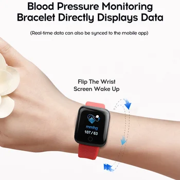 2019 cyfrowe zegarki męskie lub damskie inteligentny zegarek ciśnienie krwi wodoodporny monitor pracy serca fitness-tracker sportowe fitness-zegar