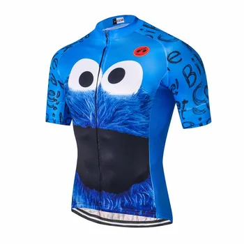 2019 jazda na rowerze Jersey męskie rowerowe koszulki z krótkim rękawem Pro Team Mountain Road MTB Maillot Ciclismo Racing topy, t-shirt niebieski USA wielka Brytania