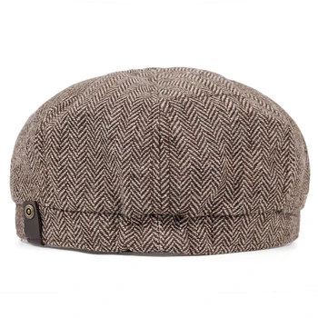 2019 nowa moda brązowy koc bierze kapelusz męski bawełna% hip-hop kapelusze jesień i zima zewnątrz wypoczynek czapka wysokiej jakości czapki