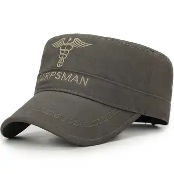 2019 nowa, wysokiej jakości kamuflażu czapka z daszkiem Mężczyźni Kobiety wojskowe haftowane taktyczne czapki regulowane w bawełniane czapki otwartej walki kapelusze