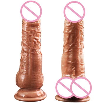 2019New automatyczny teleskopowy grzejny dildo wibrator G-spot masaż ogromny realistyczny penis wibrator sex zabawki dla kobiet seks-towary