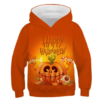 2020 3D Halloween bluzy dla dziewczyn dziecięca Bluza z kapturem dla chłopców chłopiec Bluza dla dzieci młodzieżowa odzież dziecięca odzież sportowa