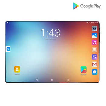 2020 Android 9.0 Tablet 10 cali do Google Play 2.5 D szkło hartowane na ekran Quad Core SIM 4G LTE WIFI GPS RAM 6GB 128GB tablety