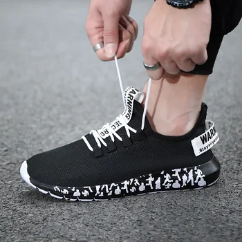 2020 buty do biegania dla mężczyzn oddychające buty sportowe męskie tendencja lekkie buty do chodzenia wygodne buty do biegania Darmowa wysyłka