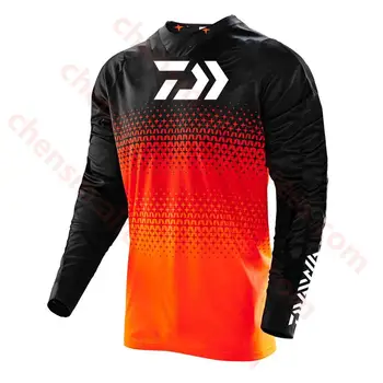 2020 DAIWA męskie wędkarska odzież Sport na świeżym powietrzu ultra krem do opalania z długim rękawem anty-UV oddychająca szybkoschnąca koszula wędkarska rozmiar