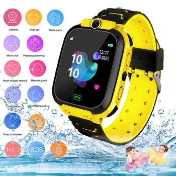 2020 dzieci inteligentne zegarki Wodoodporne dziecięce SOS pozycjonowanie 2 g karty SIM anty-utracone inteligentne zegarki dla dzieci tracker inteligentny zegarek