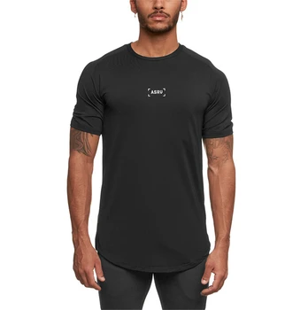 2020 GYM Koszulka Mesh Camo Sport T Shirt Men Rashgard Quick Dry Fit Running T-Shirt Men Fitness Tshirt elastyczna koszulka sportowa