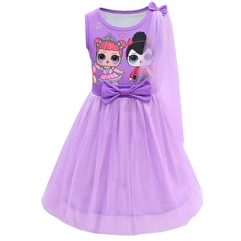 2020 LOL Surprise Doll Girls netto марлевая spódnica wiszące ramiona bajkowa spódnica moda lato dzieci księżniczka świąteczny sukienka prezenty
