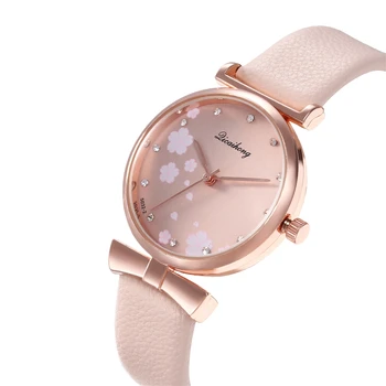 2020 Moda Casual Luksusowej Marki Skóra Twórczy Relogio Feminino Kobieta Zegarek Ladie Kwarcowe Zegarki Damskie Zegarki Reloj Mujer