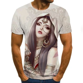2020 męskie horror t-shirt nowa moda lato koszulka męska z krótkim rękawem casual 3D zombie druku rock t-shirt dla mężczyzn pełna drukowanych