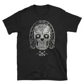 2020 New Mens Diamond Eyes Day of the Dead Skull Rock koszulka męska t-shirt